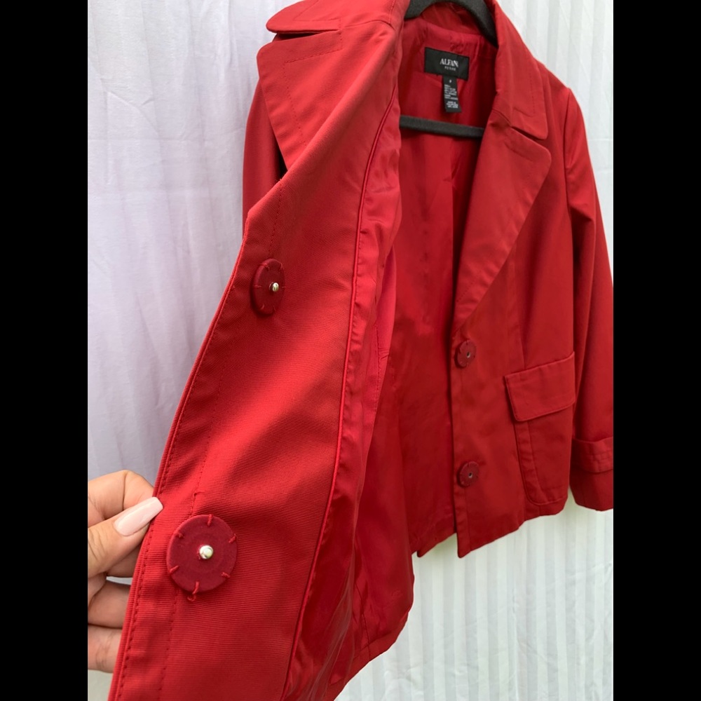 🌹 Alfani Petite Jacket Coat | Romatic Red | 🌹 - Picture 8 of 8